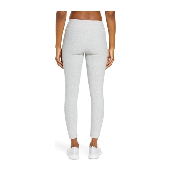 Outdoor Voices Two-Tone High Rise Warm Up Leggings Women's XS Ash Gray Dove - Picture 2 of 8